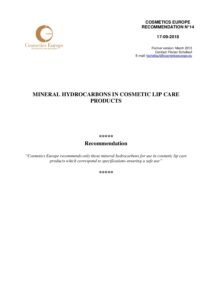 N° 14: Mineral Hydro Carbons