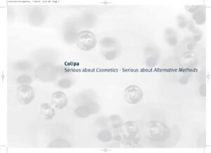 Serious about Cosmetics - Serious about Alternative Methods_Updated version, May 2007