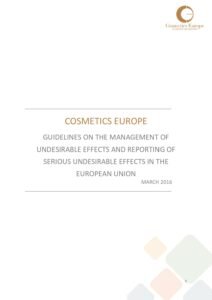 CE Guidelines on the Management of Undesirable Effects and reporting of Serious Undesirable Effects in the European Union - March 2016