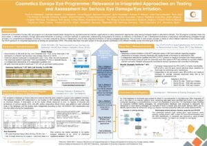 Eye Programme - Relevance to Integrated Approaches on Testing and Assessment for serious eye damage - World Congress 10, Seattle, August 2017